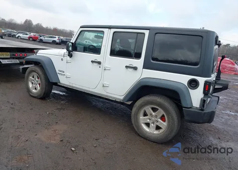 2014 Jeep Wrangler Unlimited Sport z USA, uszkodzony, nr VIN 1C4BJWDG8EL314727